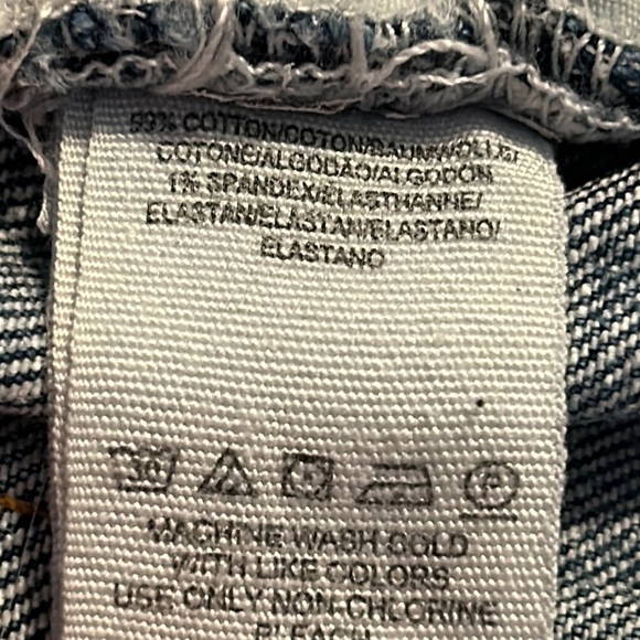 Free People We The Free Stella High Rise Skinny Jean 99% Cotton Busted Knee 26 - Picture 13 of 14